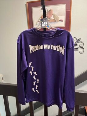 Sporto Purple Performance Crewneck Tee  Medium #MC046
